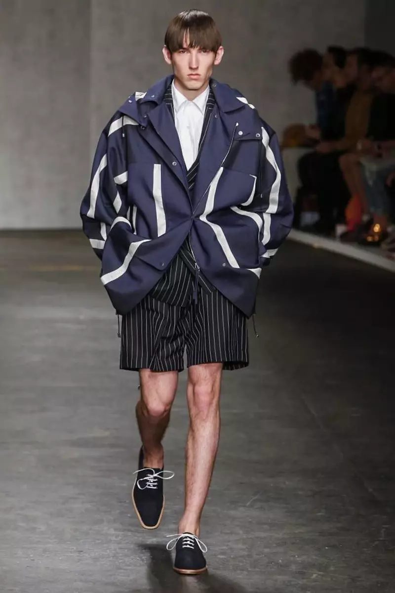 E. Tautz, Menswear, Spring Summer, 2015, Sioe Ffasiwn yn Llundain