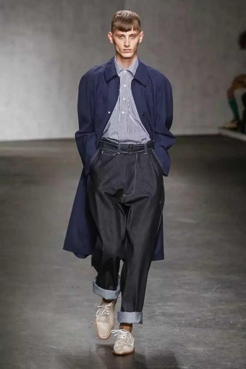 E. Tautz、紳士服、2015年春夏、ロンドンのファッションショー