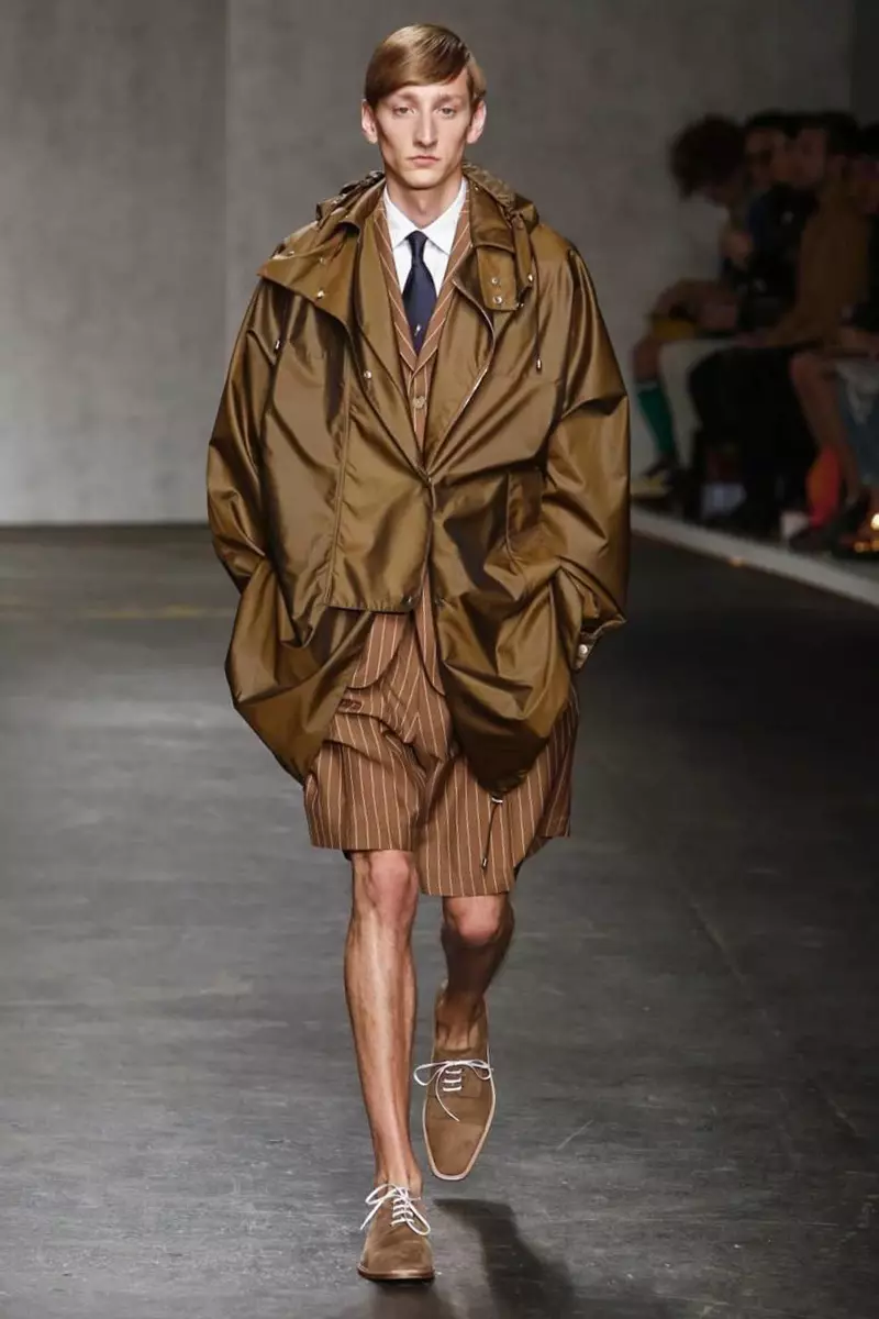 E. Tautz, Menswear, Spring Summer, 2015, Sioe Ffasiwn yn Llundain