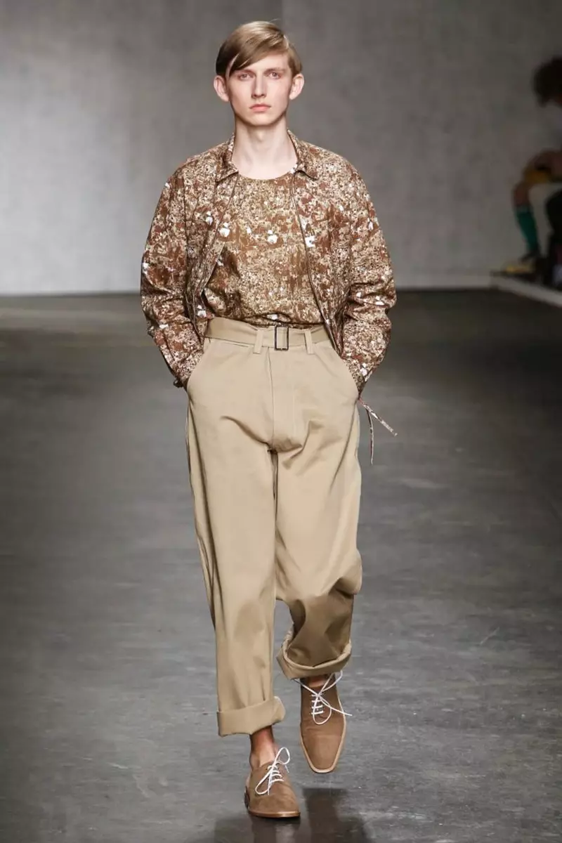 E. Tautz, Menswear, Spring Summer, 2015, Sioe Ffasiwn yn Llundain