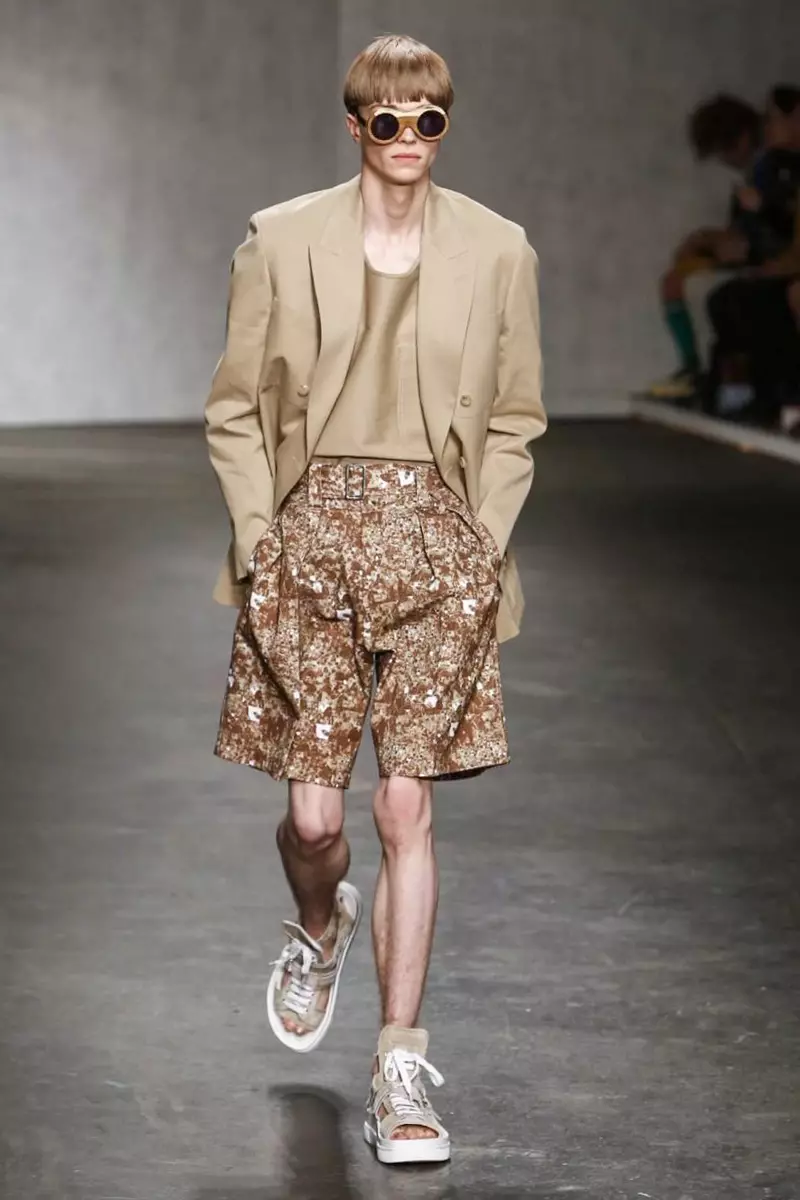 E. Tautz, Menswear, Spring Summer, 2015, Sioe Ffasiwn yn Llundain