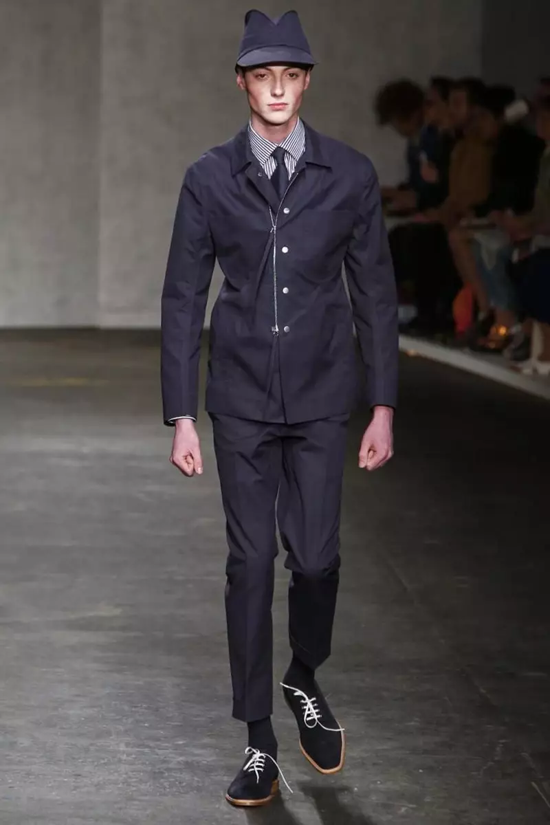 E. Tautz, Menswear, Spring Summer, 2015, Sioe Ffasiwn yn Llundain