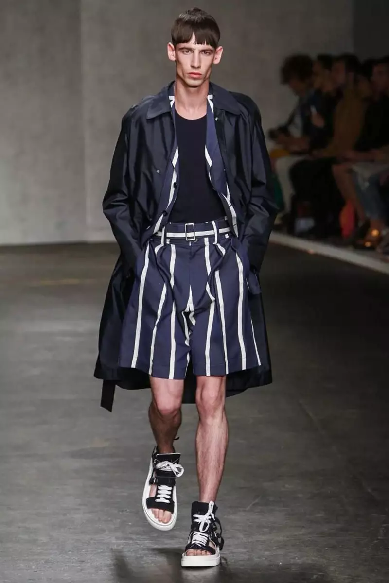 E. Tautz, Menswear, Spring Summer, 2015, Sioe Ffasiwn yn Llundain