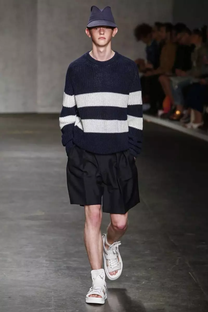 E. Tautz, Menswear, Spring Summer, 2015, Sioe Ffasiwn yn Llundain