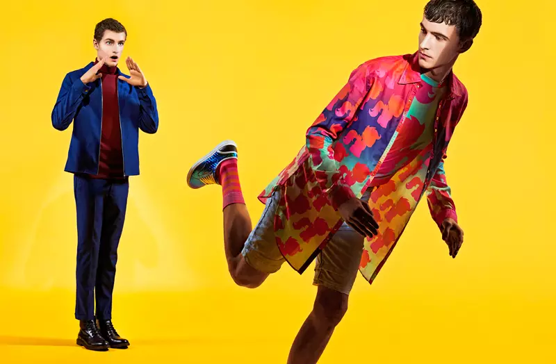 ''Trends'' mette in mostra il modello in arrivo Erik van Seventeren di Republic Men nei vestiti must-have da indossare quest'estate. Erik indossa Dolce & Gabbana, Katie Eary, Richard James, Dior Homme, Paul Smith e Missoni per citarne alcuni.