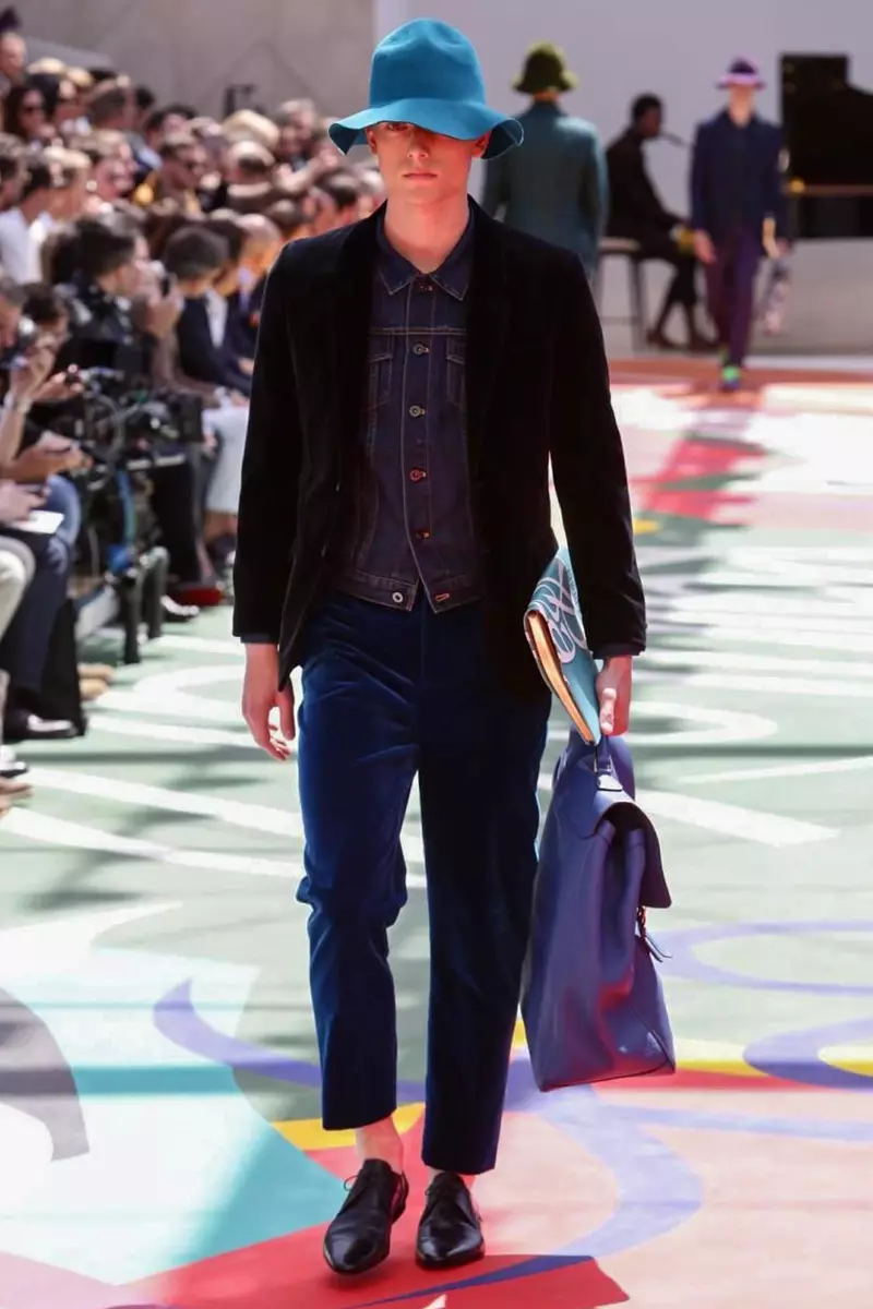 Burberry Prorsum, Menswear, Spring Summer, 2015, የፋሽን ትርኢት በለንደን