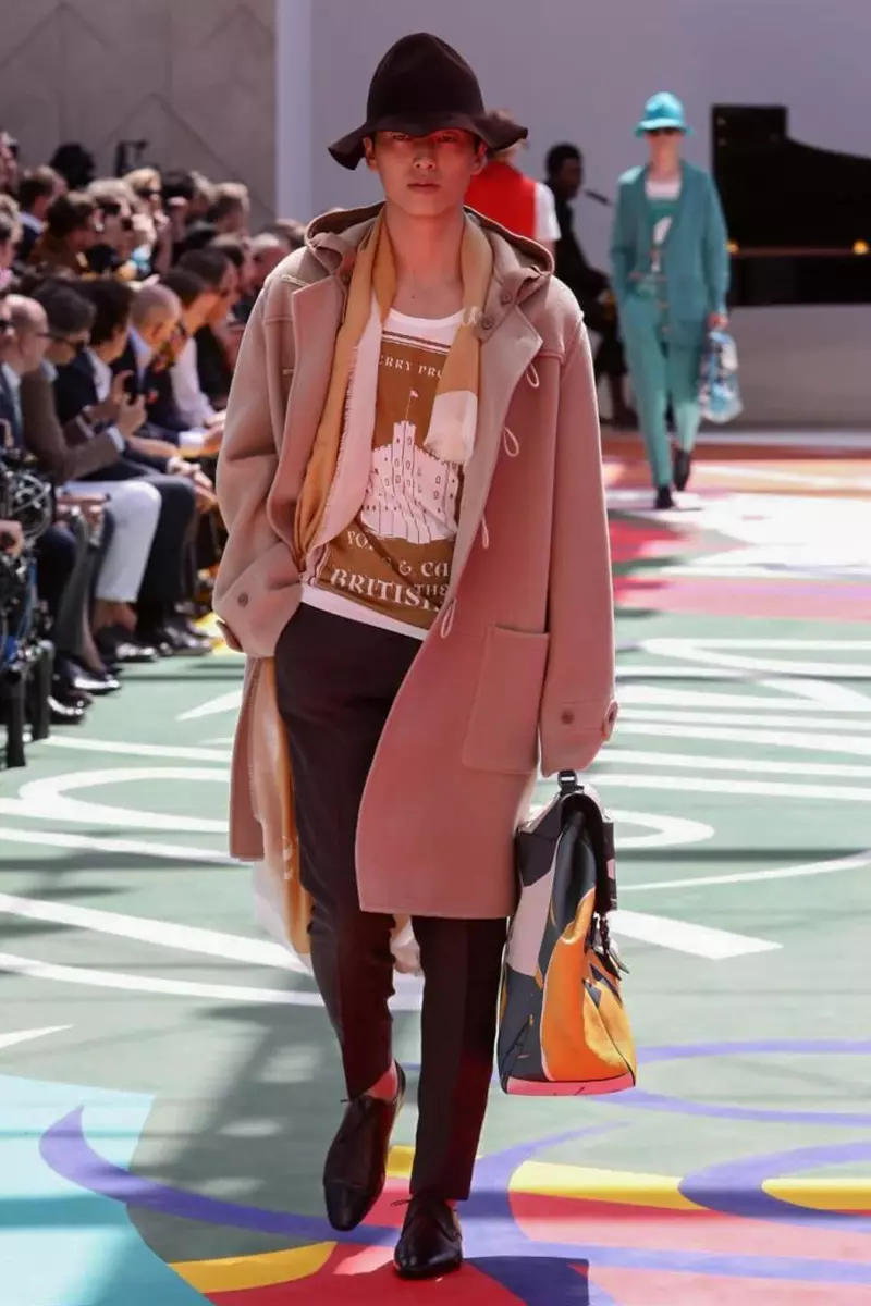 Burberry Prorsum, Damit ng Lalaki, Tag-init ng Tagsibol, 2015, Fashion Show sa London