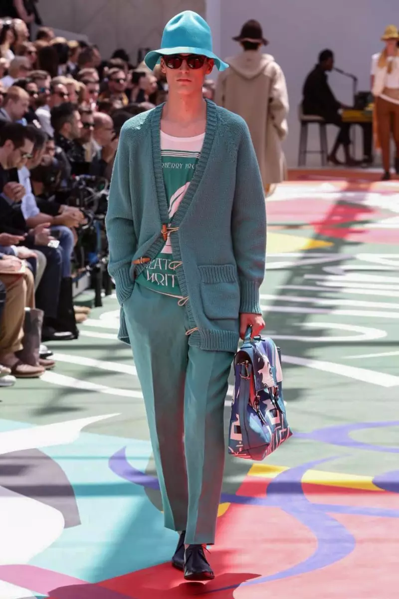 Burberry Prorsum, Damit ng Lalaki, Tag-init ng Tagsibol, 2015, Fashion Show sa London