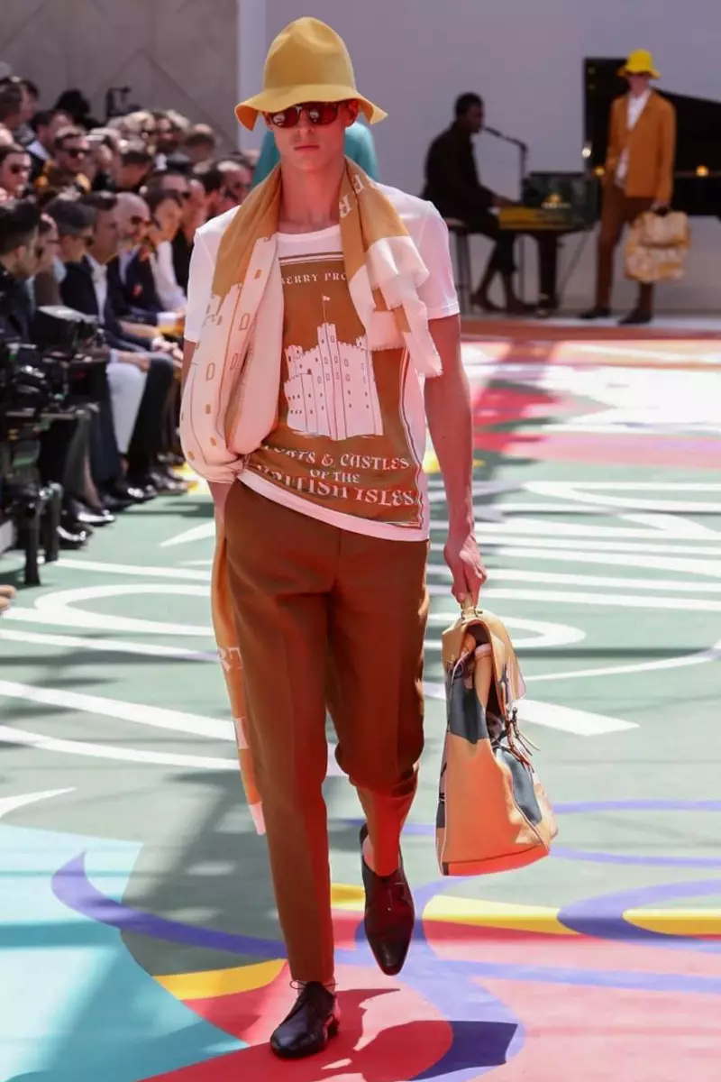 Burberry Prorsum, Mansklere, Lente-somer, 2015, Modeskou in Londen