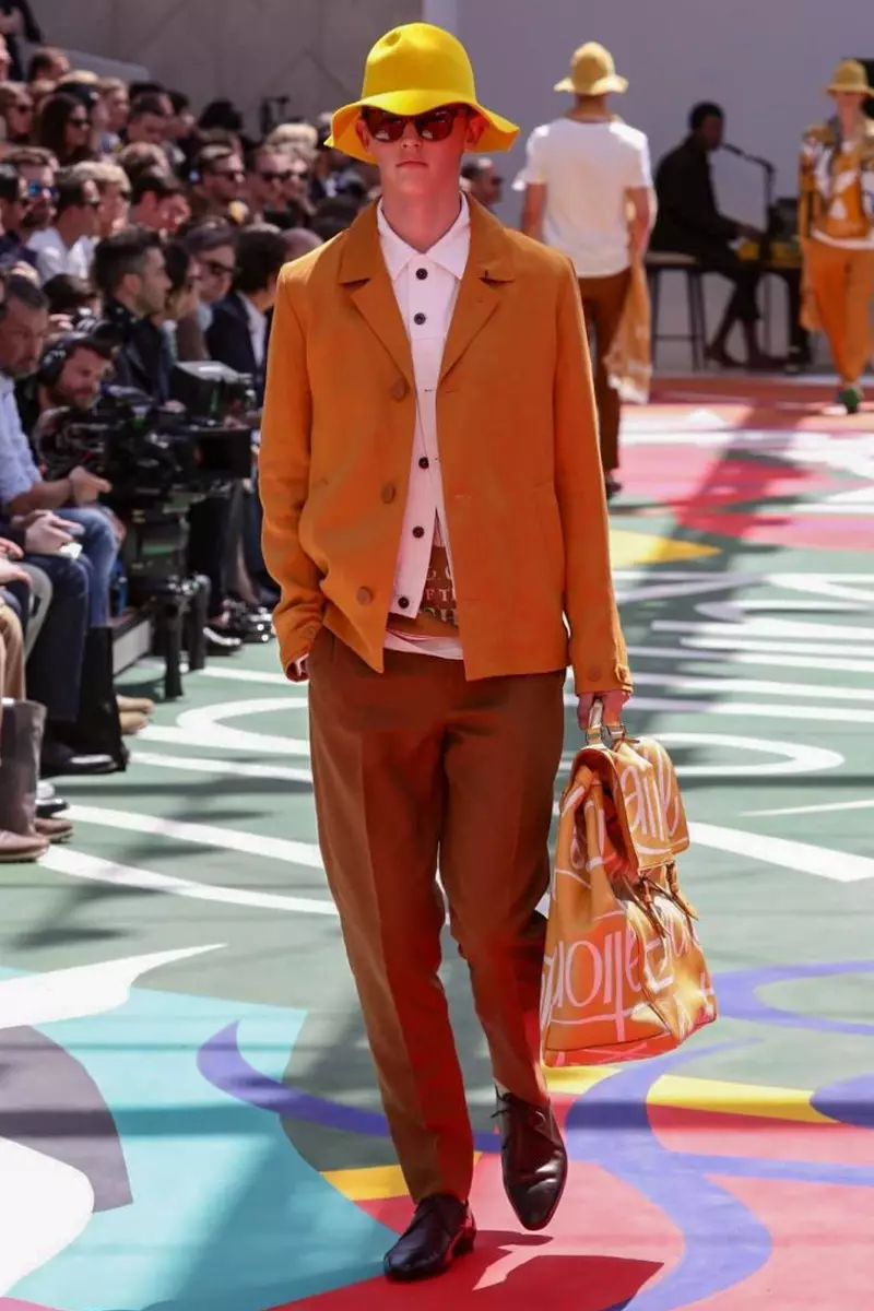 Burberry Prorsum, Mansklere, Lente-somer, 2015, Modeskou in Londen