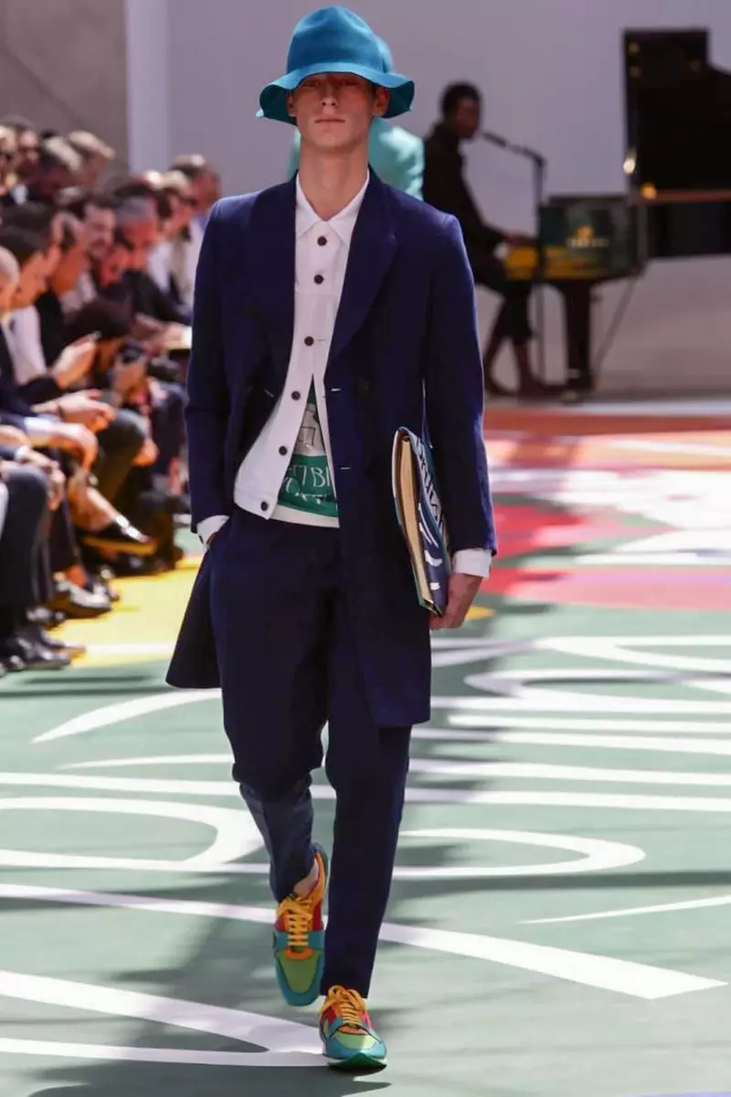 Burberry Prorsum, Menwear, Fréijoer Summer, 2015, Fashion Show zu London