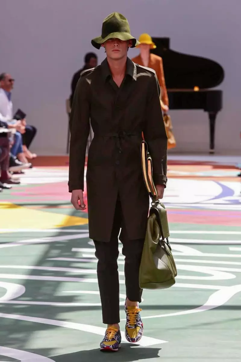 Burberry Prorsum, Busana Pria, Musim Semi Musim Panas, 2015, Fashion Show ing London