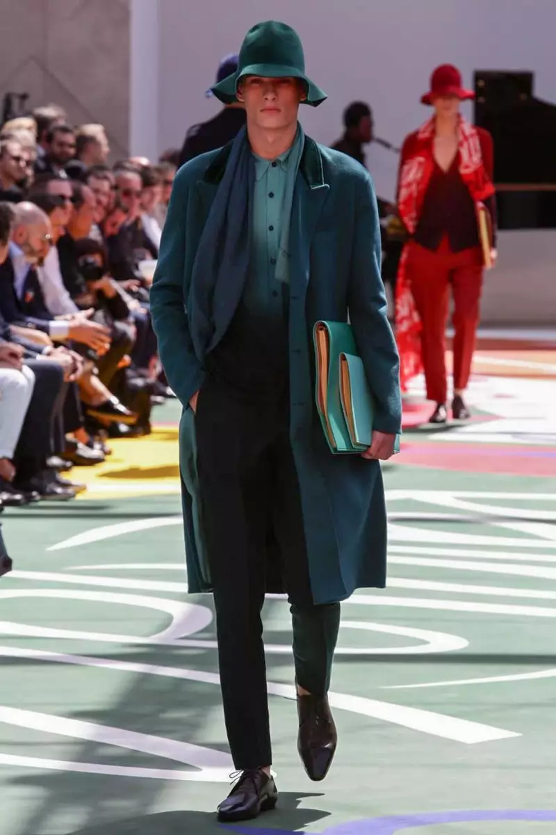 Burberry Prorsum, Menswear, Impeshyi, 2015, Imyambarire i Londres