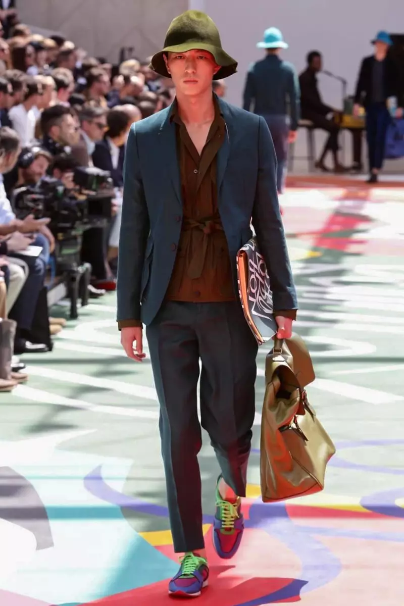 Burberry Prorsum, Damit ng Lalaki, Tag-init ng Tagsibol, 2015, Fashion Show sa London