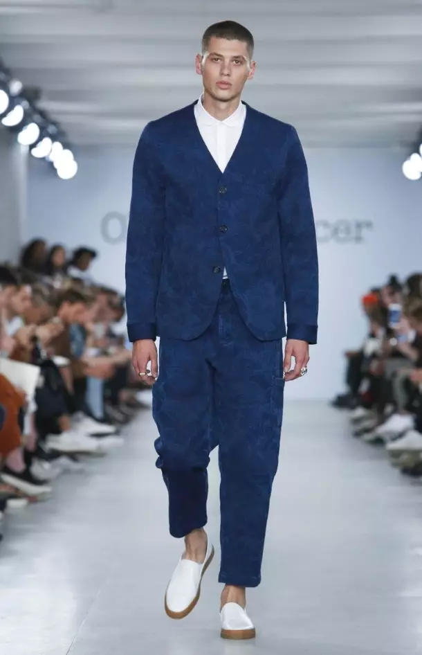 OLIVER SPENCER MENSWEAR Caij Nplooj Ntoos Hlav 2017 LONDON