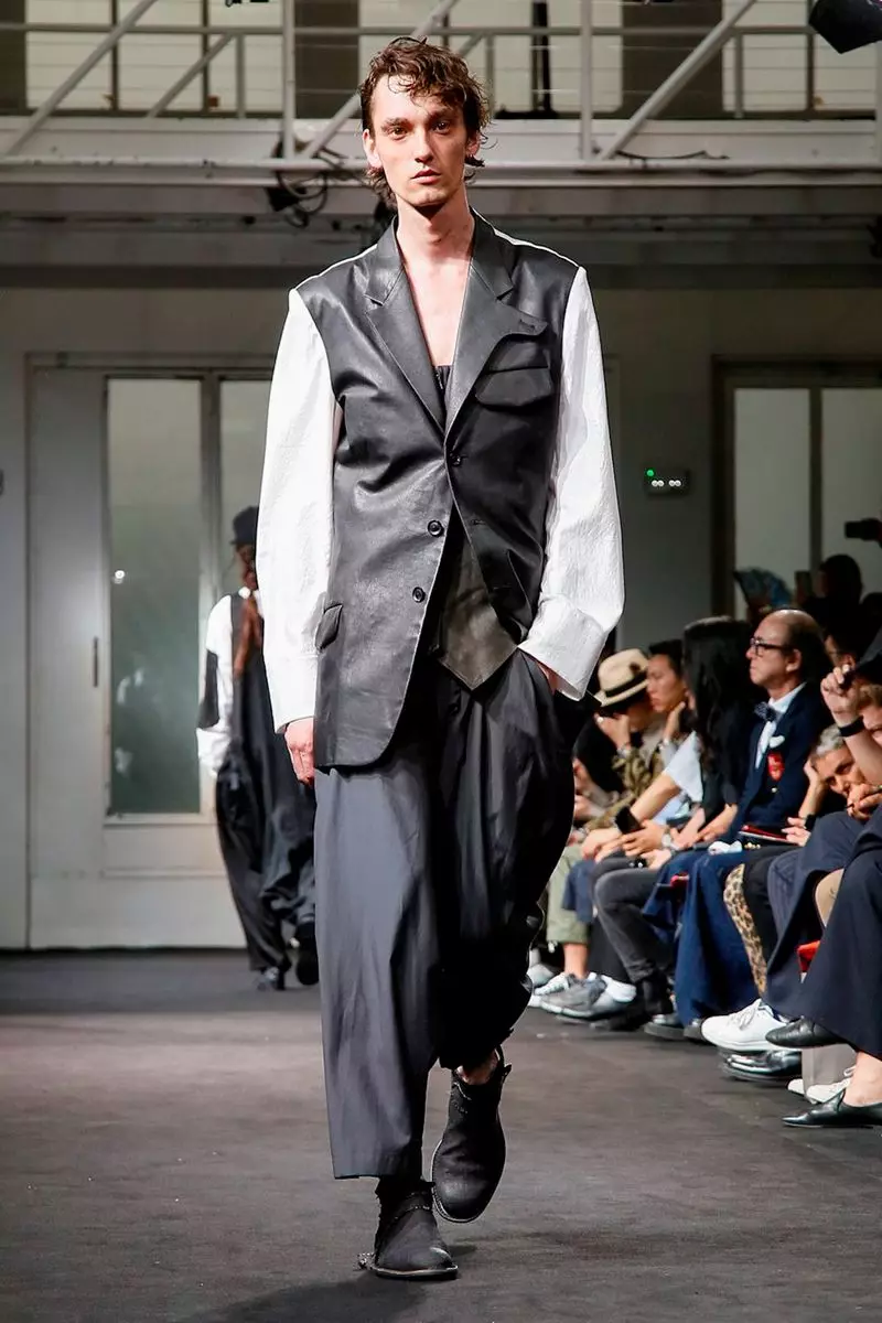 Yohji Yamamoto ئەرلەر كىيىم-كېچەكلىرى 2019-يىلى باھار ياز