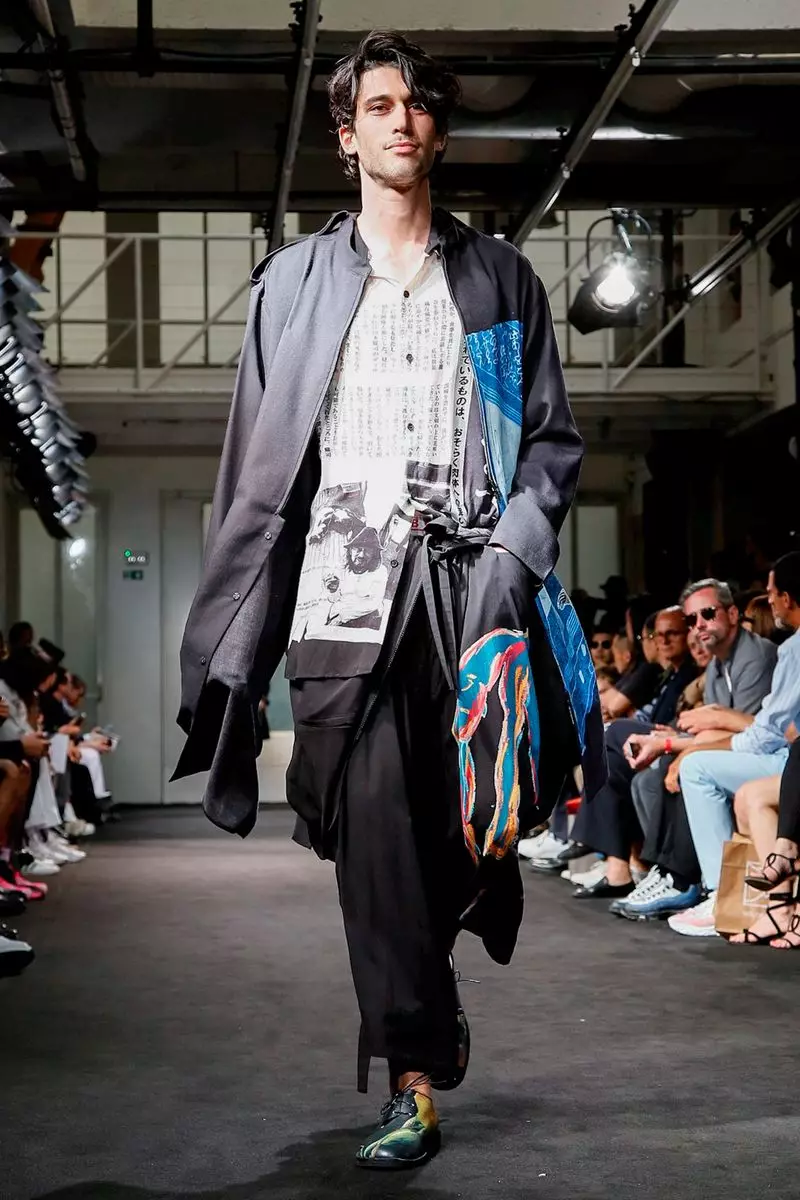 Yohji Yamamoto meesterõivad, kevadsuvi 2019 Pariis23