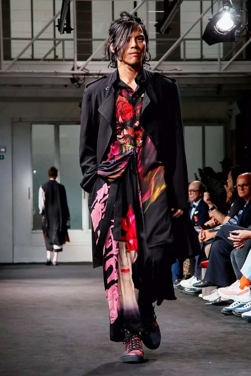 Yohji Yamamoto ئەرلەر كىيىملىرى 2019-يىلى باھار ياز