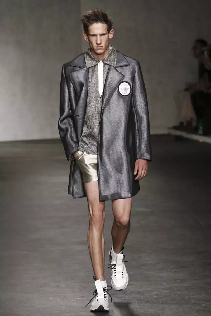 Xander Zhou, desfile de moda masculina primavera verão 2015 em Londres