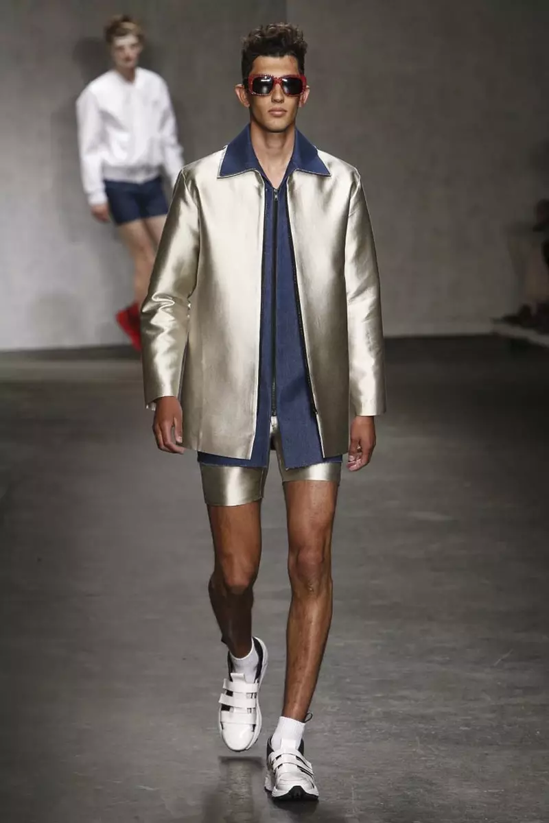 Xander Zhou, desfile de moda masculina primavera verão 2015 em Londres