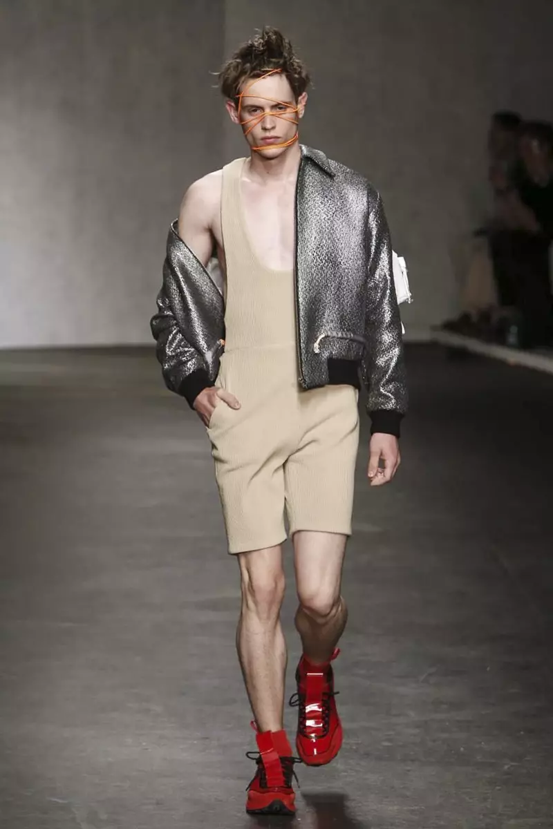 Xander Zhou, Herrenmode Frühjahr Sommer 2015 Fashion Show in London