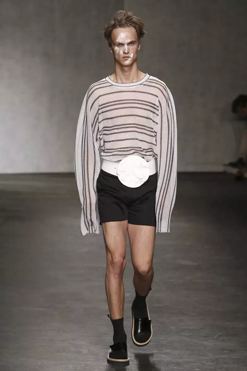 Xander Zhou, Défilé Mode Homme Printemps Eté 2015 à Londres