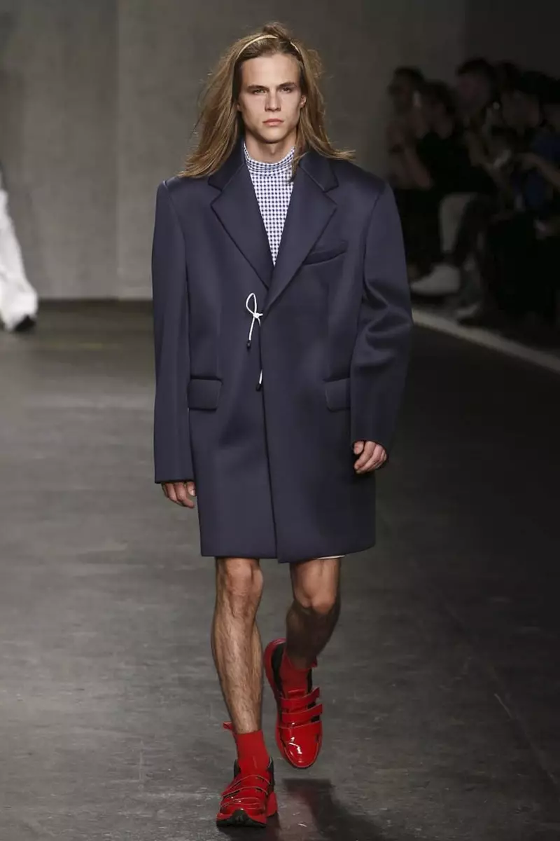 Xander Zhou, Défilé Mode Homme Printemps Eté 2015 à Londres