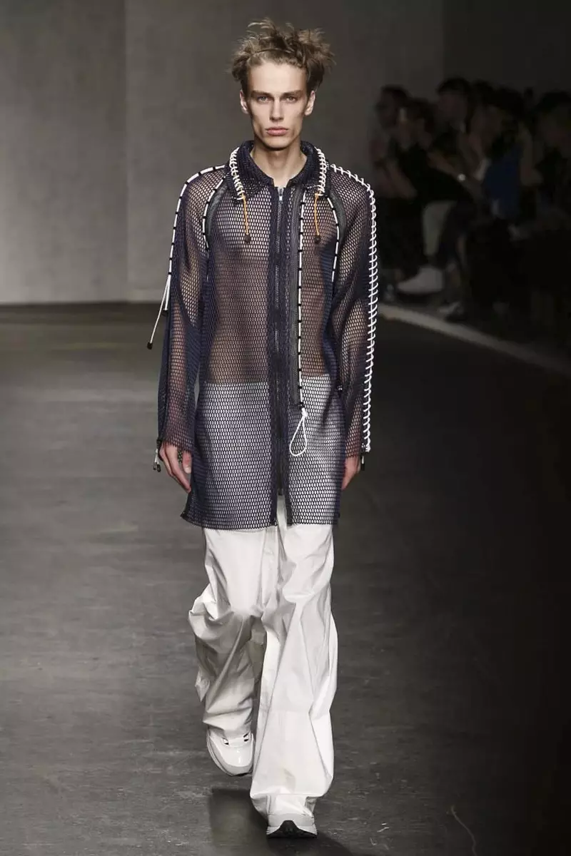 Xander Zhou, Défilé Mode Homme Printemps Eté 2015 à Londres