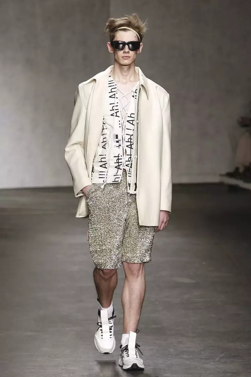 Xander Zhou, Menswear Spring Summer 2015 Fashion Show in London