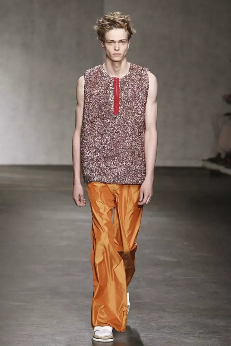 Xander Zhou, Herrenmode Frühjahr Sommer 2015 Fashion Show in London