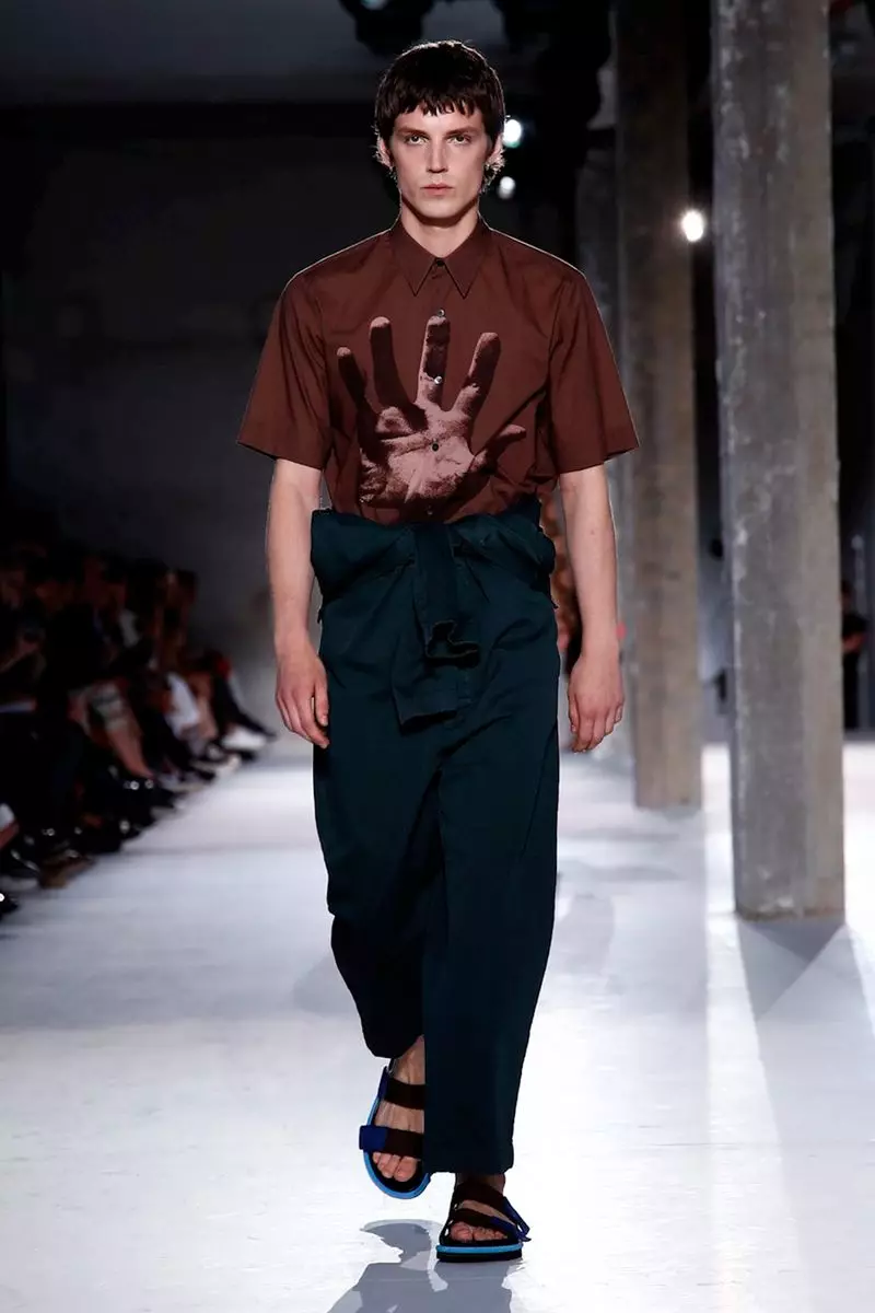 Dries Van Noten akanjo lehilahy lohataona fahavaratra 2019 Paris32