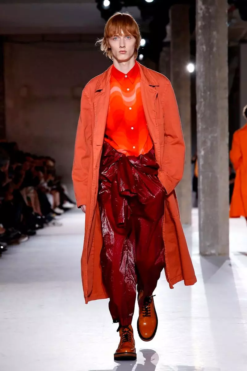 Dries Van Noten Menswear oge opupu ihe ubi 2019 Paris7