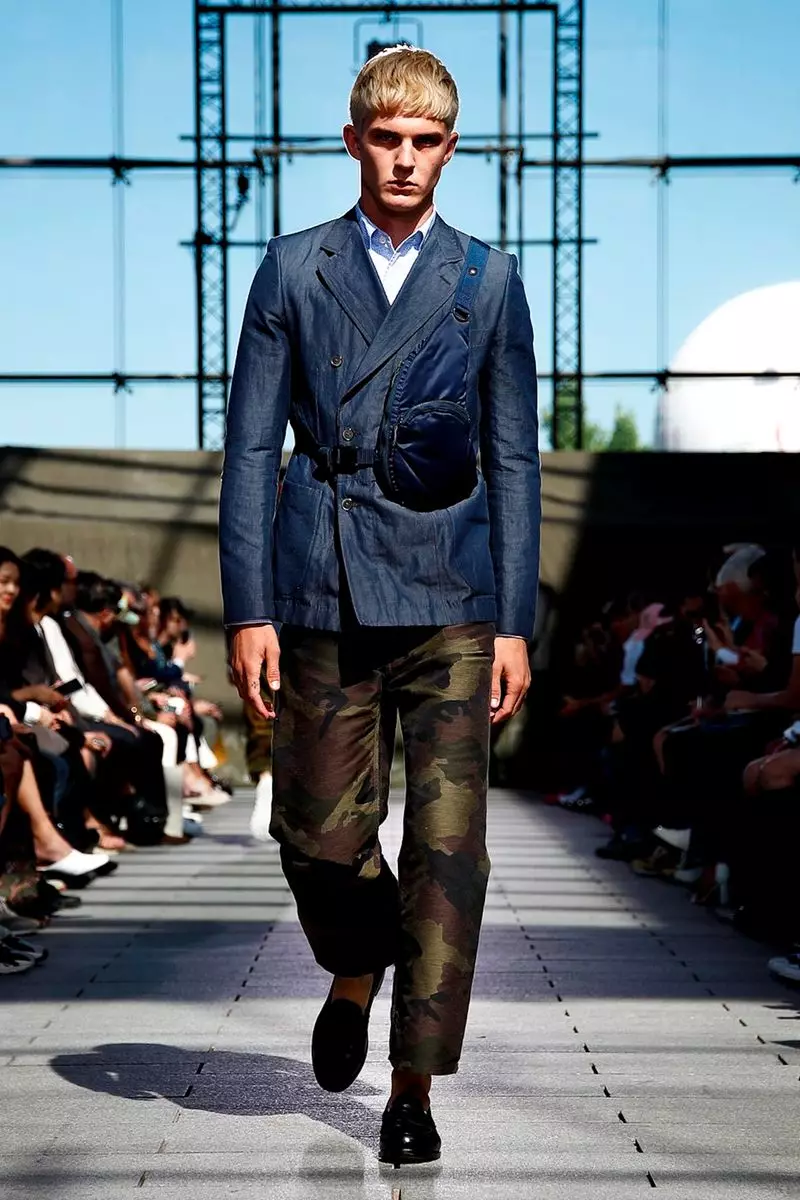 Gwisg Menswear Dyn Junya Watanabe Gwanwyn Haf 201926