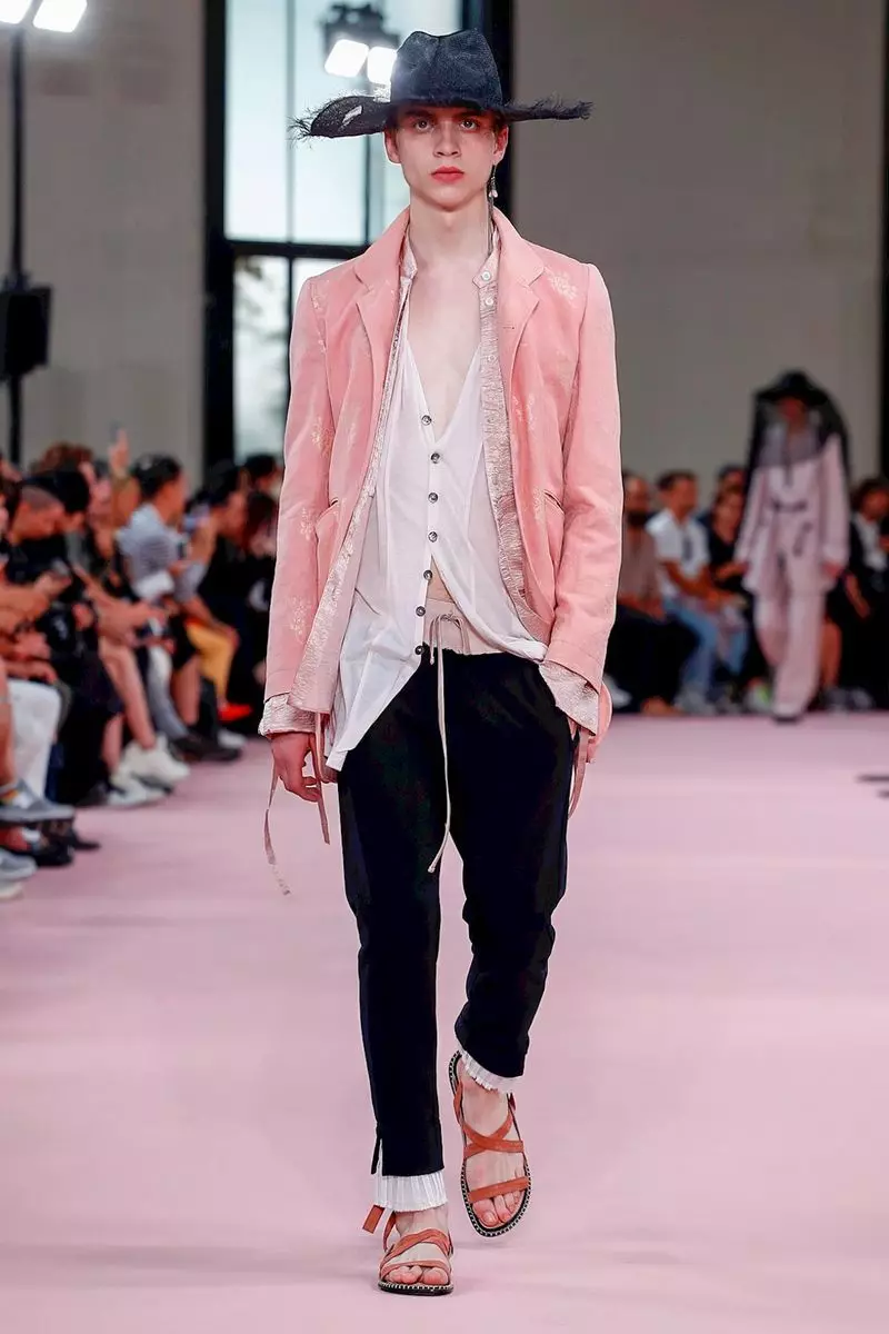 Ann Demeulemeester Menswear Msimu wa Majira ya Masika 2019 Paris10