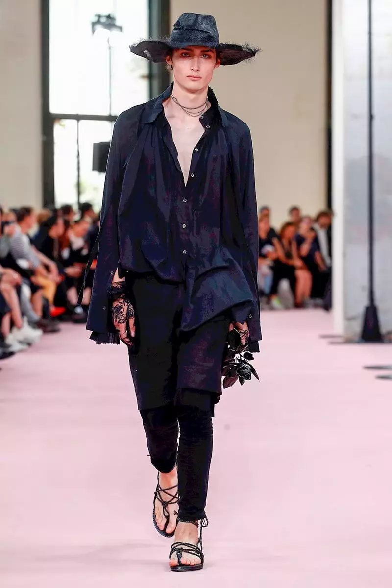 Ann Demeulemeester Menswear Spring Ting-init 2019 Paris39