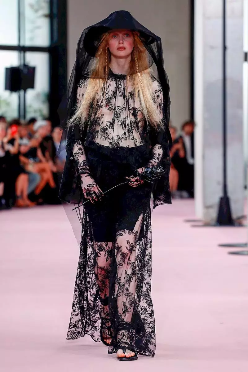 Ann Demeulemeester Gizonezkoen Arropa 2019ko Udaberria Uda Paris45