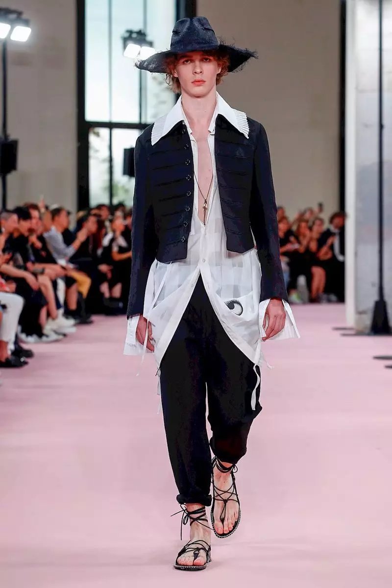 Ann Demeulemeester Herreklær Vårsommer 2019 Paris7