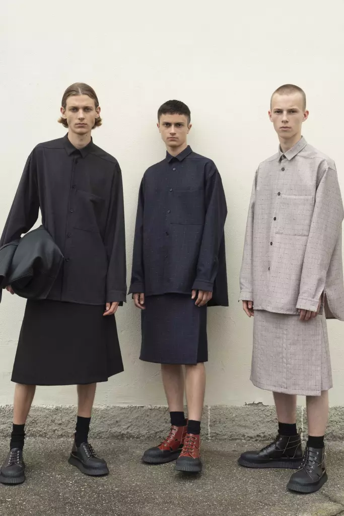 Jil Sander Gizonezkoen 2019ko udaberria