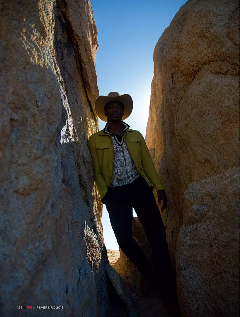 Lone Ranger Ronald Epps ji hêla Karl Simone ve ji bo GQ Brazil Sibat 2018 89666_6