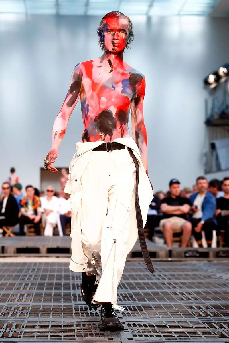 Alexander McQueen Herretøj Forår Sommer 2019 Paris23