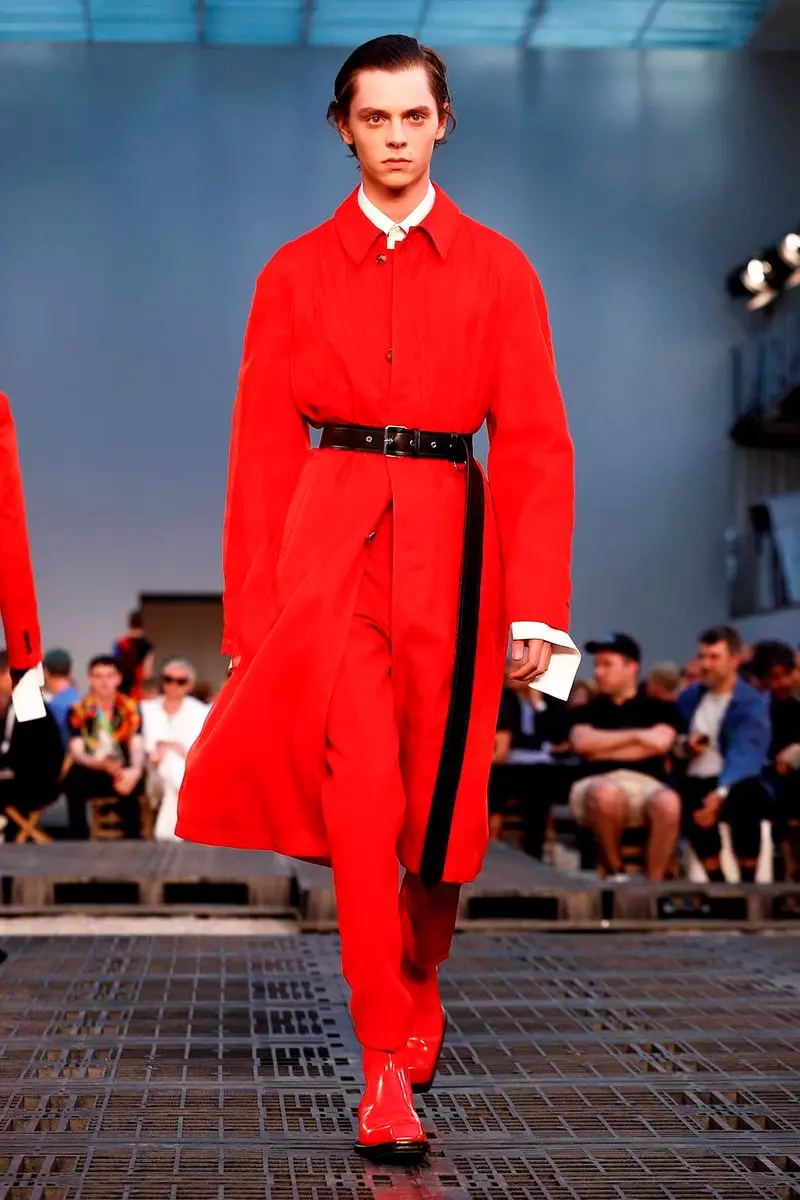 Pánské oblečení Alexander McQueen jaro léto 2019 Paříž24