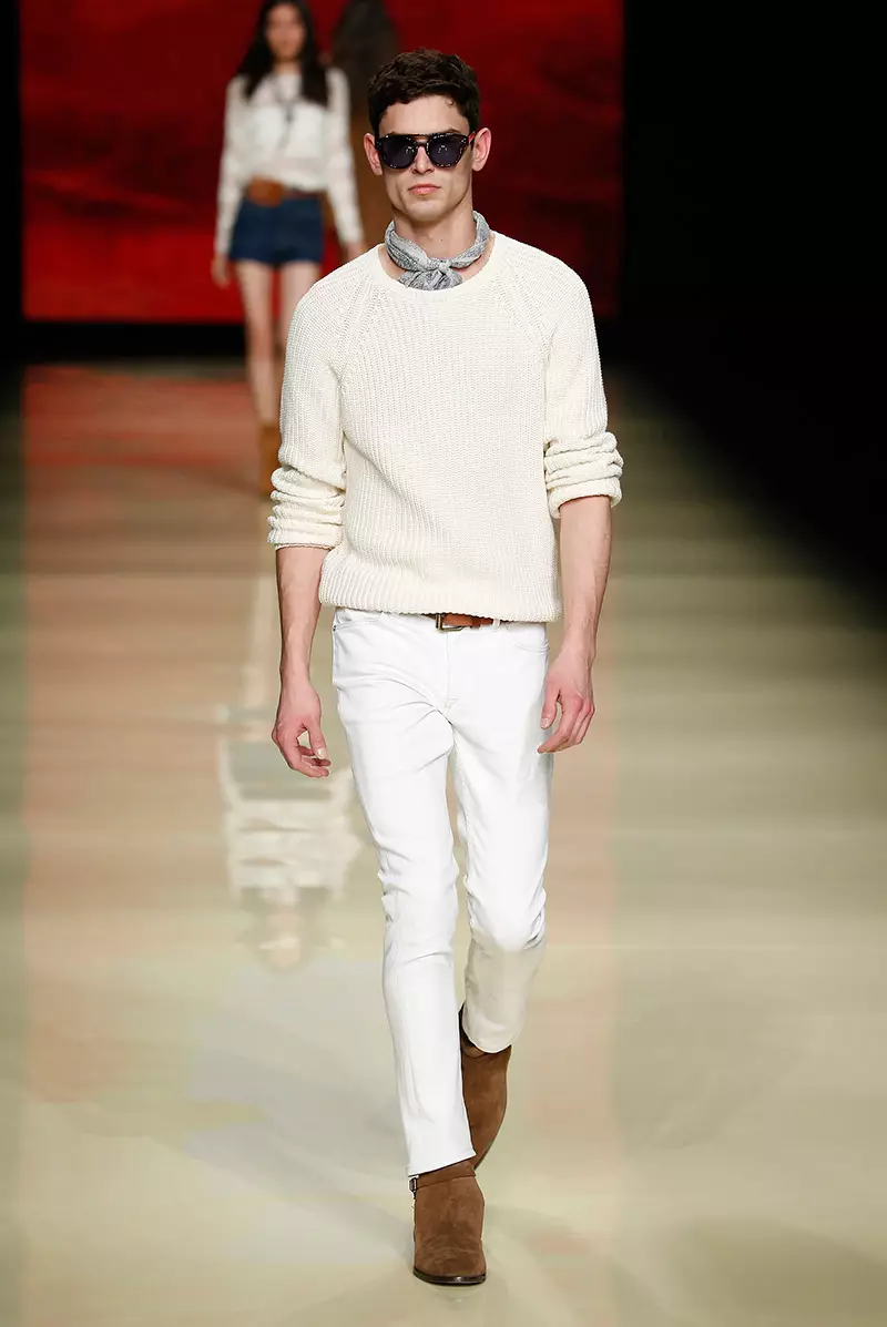 A Mango mostrou sua coleção primavera / verão 2015 durante o 080 Barcelona Fashion.