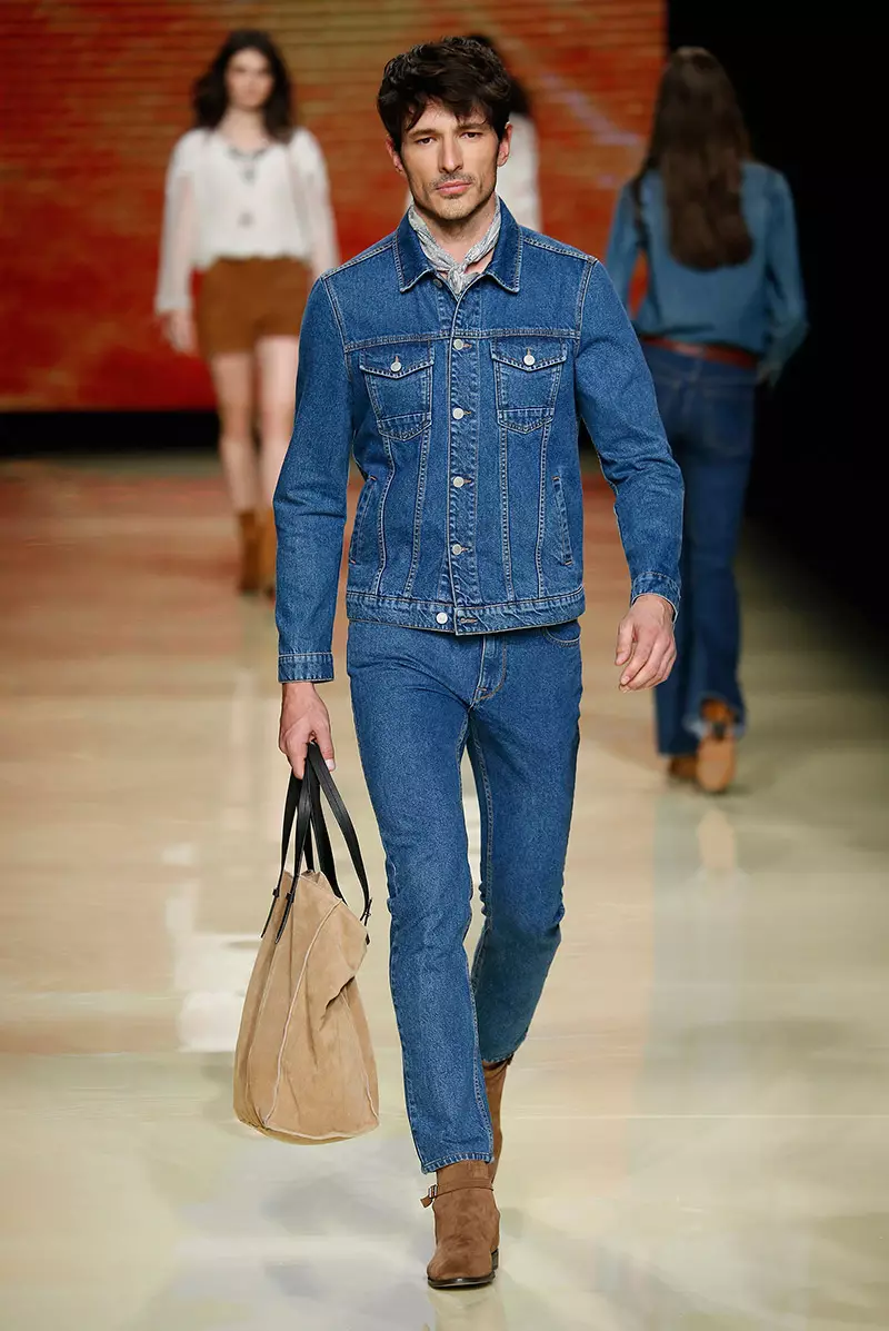 Ipinakita ng Mango ang koleksyon nito sa Spring/Summer 2015 noong 080 Barcelona Fashion.