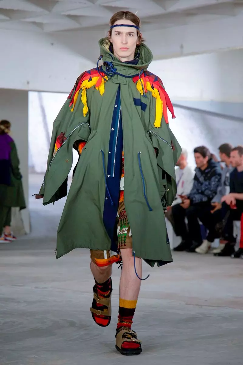 Sacai Menswear 2019 tavaszi nyár Párizs48