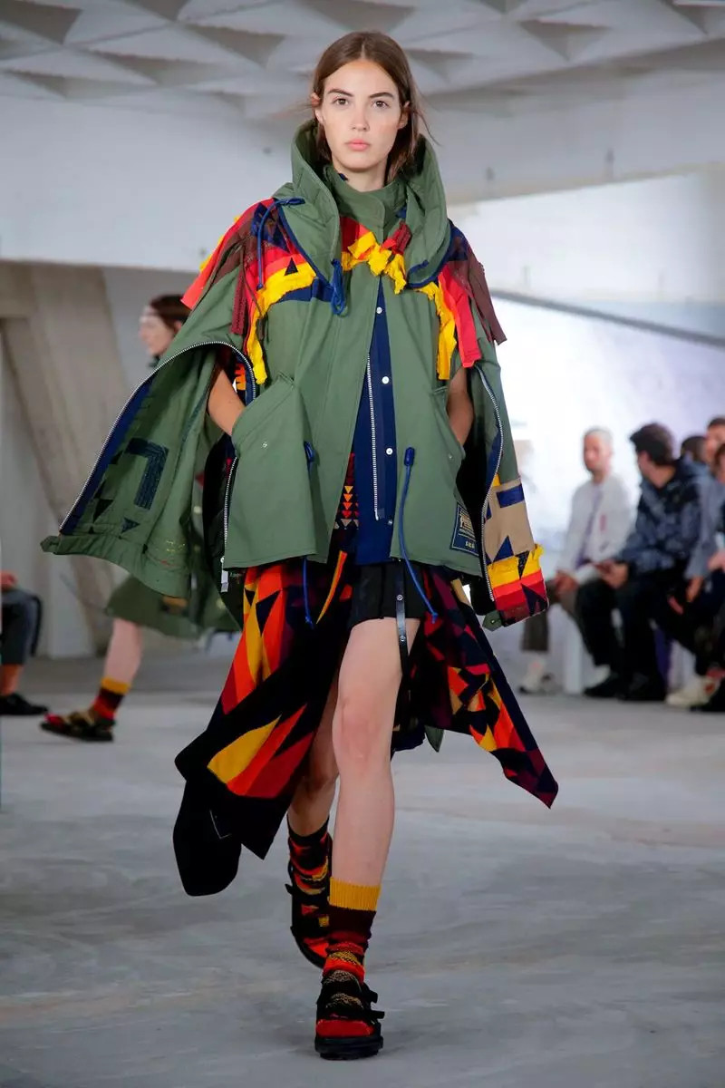 Sacai Menswear 2019 tavaszi nyár Párizs42