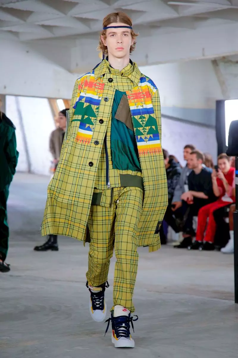 Sacai Gizonezkoen Arropa 2019ko Udaberria Udako Paris41