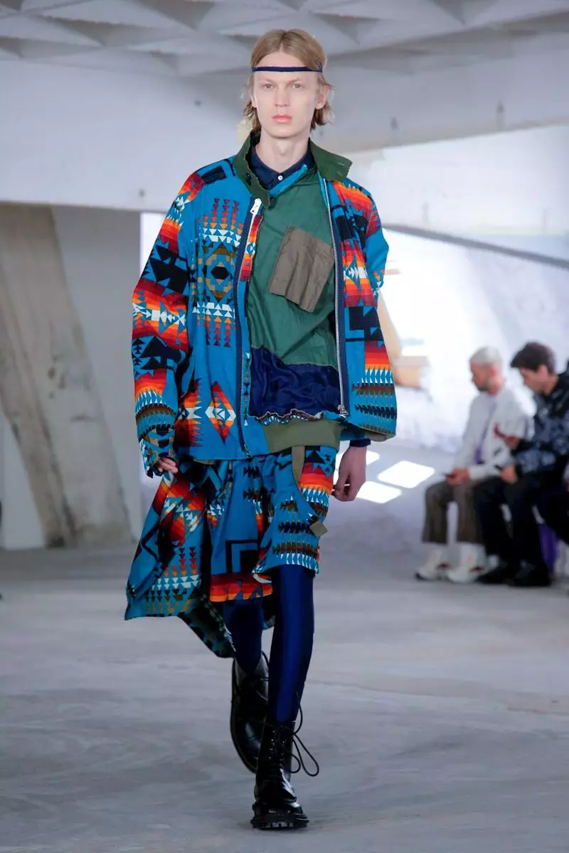 Sacai Gizonezkoen Arropa 2019ko Udaberria Udako Paris59