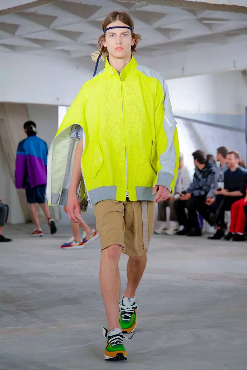 Sacai Gizonezkoen Arropa 2019ko Udaberria Udako Paris36