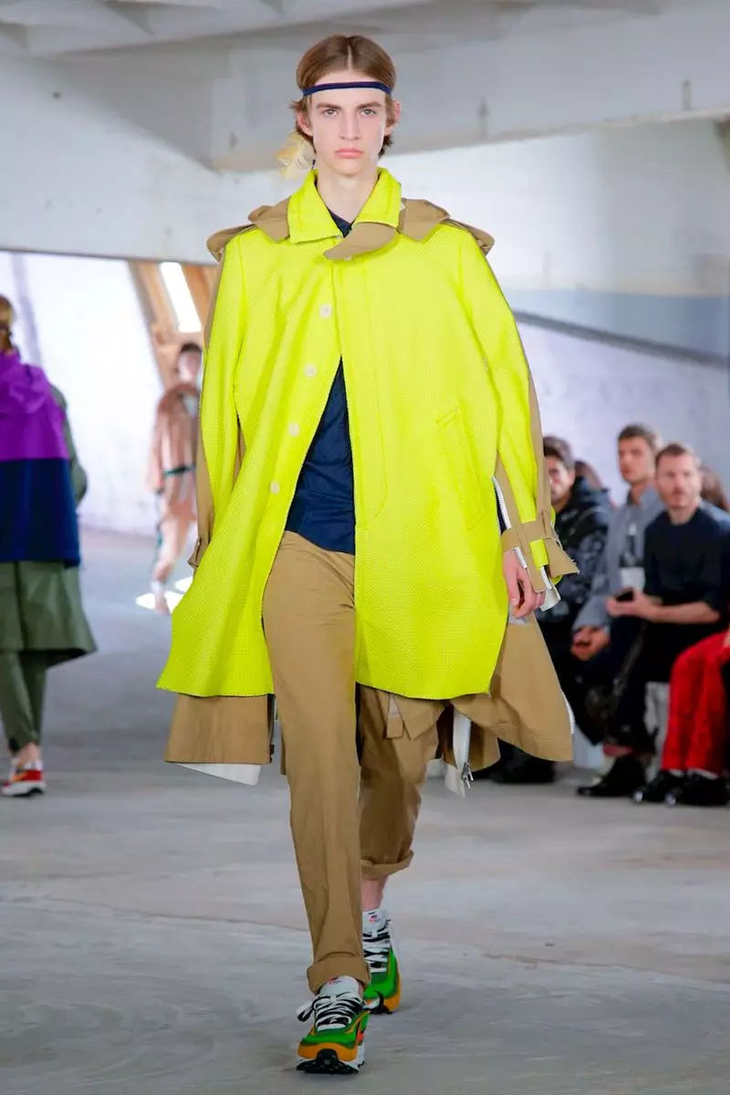 Sacai Gizonezkoen Arropa 2019ko Udaberria Udako Paris35