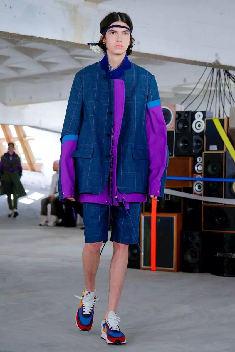 Sacai Gizonezkoen Arropa 2019ko Udaberria Udako Paris34